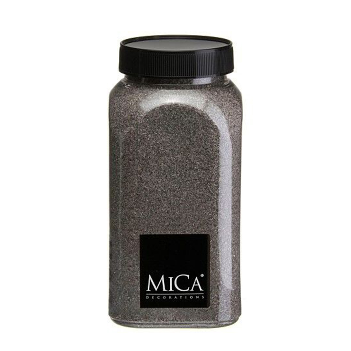 Deko Sand anthrazit, 0,5mm, 650ml, Mica Decorations