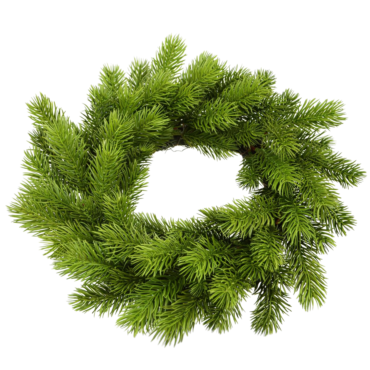 Kunstkranz Pinie, Pinienkranz wie echt, grün, 31cm