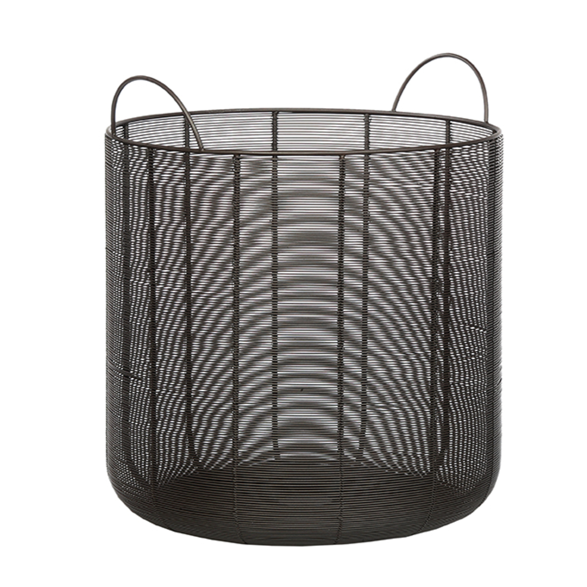 Deko Korb aus Eisendraht, Eisenkorb mit Henkel, 45x40cm, WMG Grünberger