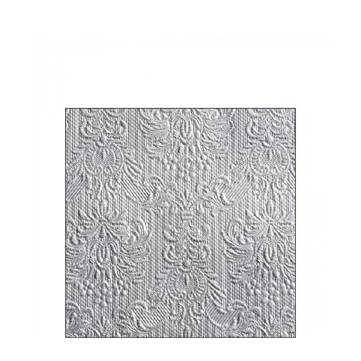 Ambiente Papierservietten Elegantes Silber, 25x25cm