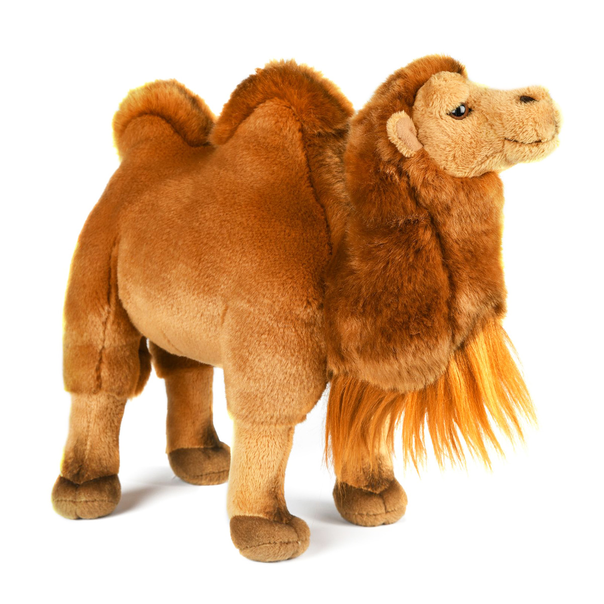 G90894R_01J53N7ZWRV3Q7MMHECB79GSMYcI5TAACd5IO40 Plüschtier Kamel, Baktrisches Kamel, braun, 27cm, Uni Toys