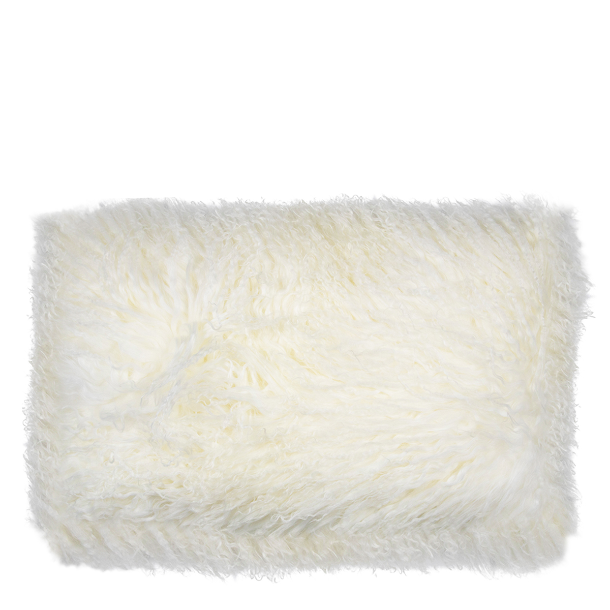 Fellkissen Schaf, Schaffellkissen, weiß, 35x50cm, Mars & More