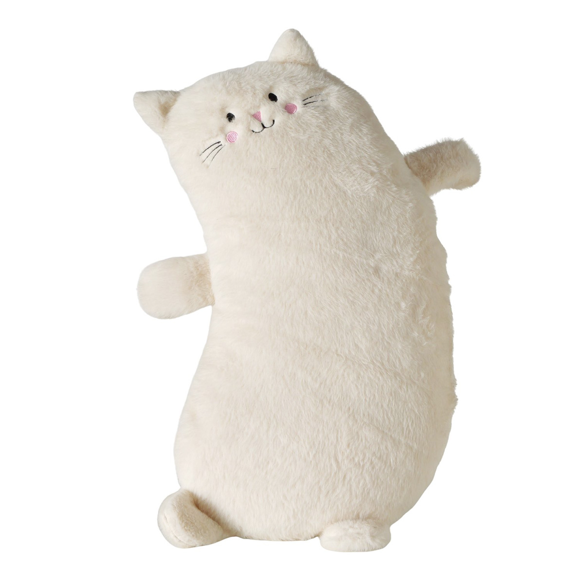 Plüschkissen Katze Minky, großes Schlafkissen, Boltze Home Collection