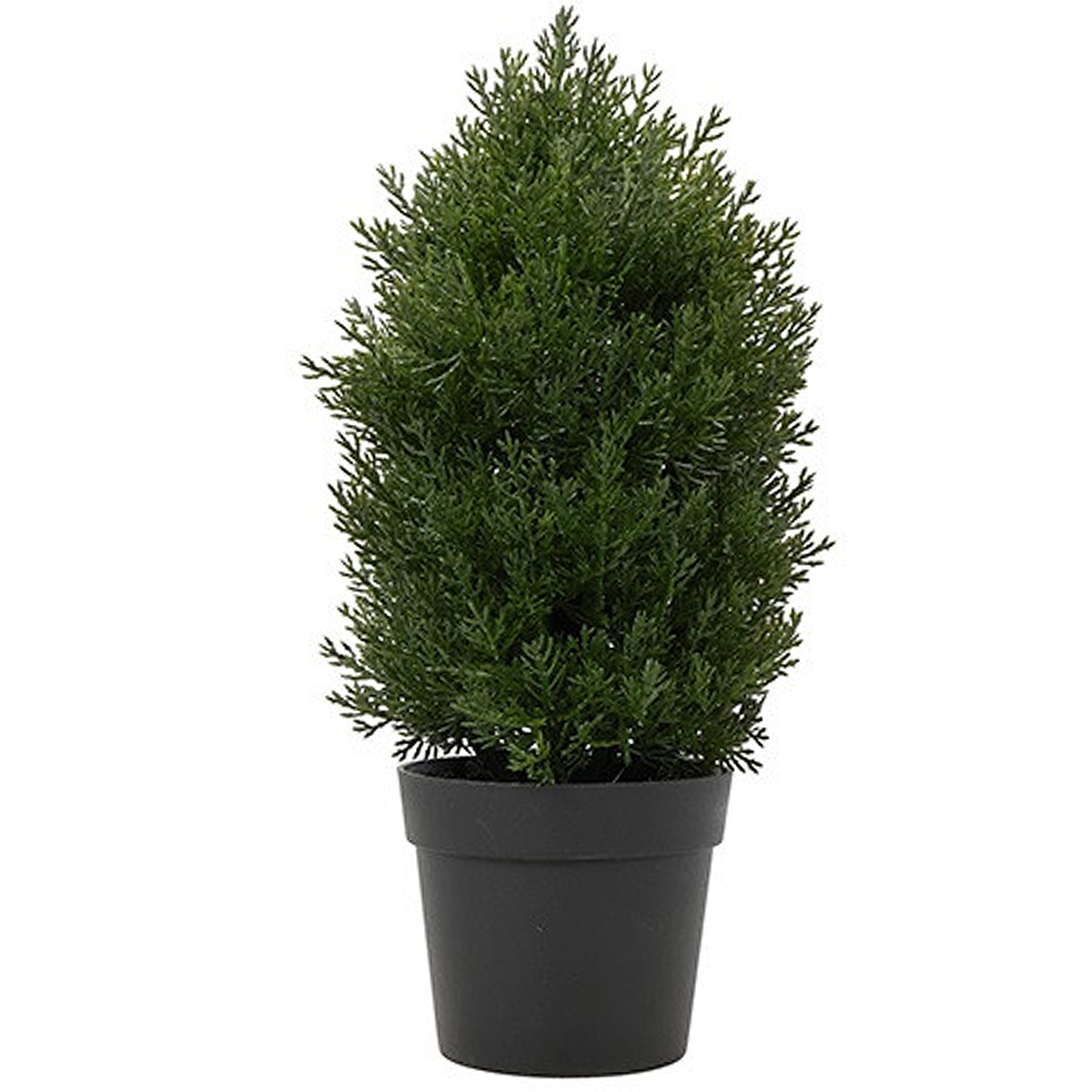 Kunstbaum Thuje im Topf, Thujenbäumchen getopft, 30cm