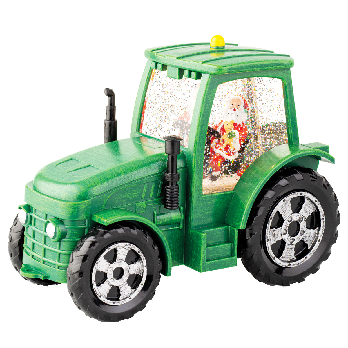 488729_01J7E47A5XYCHGCQGPDW7MGAKX Deko LED Traktor mit Schneeschauer, Musik und Licht, Schneekugel Traktor mit Weihnachtsmann, Lumineo