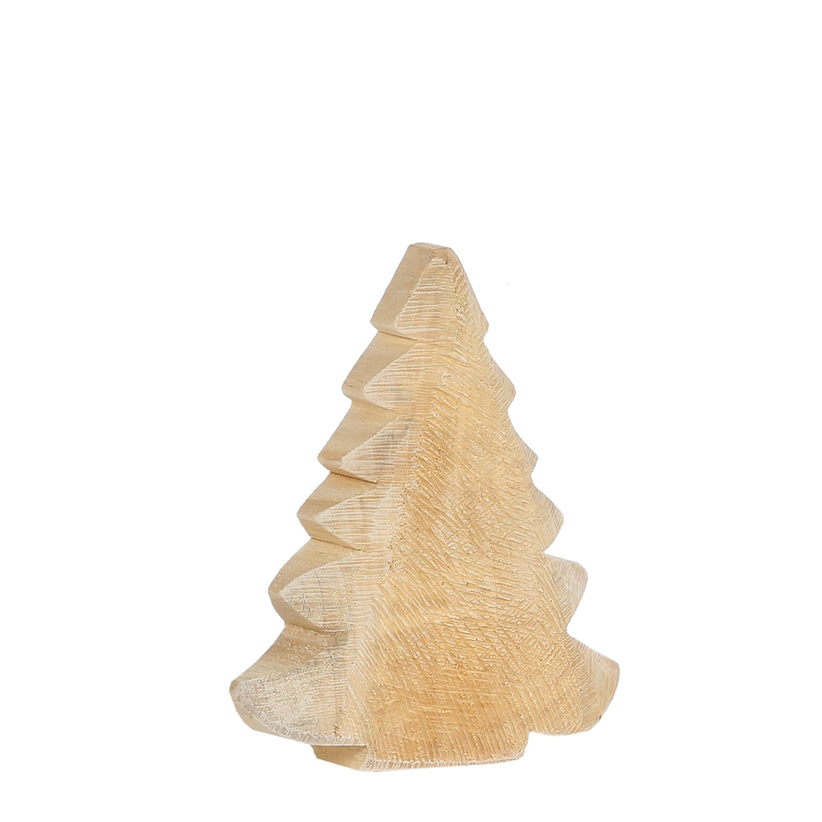 Deko Tannenbaum Natur, Tanne aus Naturholz sägerau, 18cm, WMG Grünberger