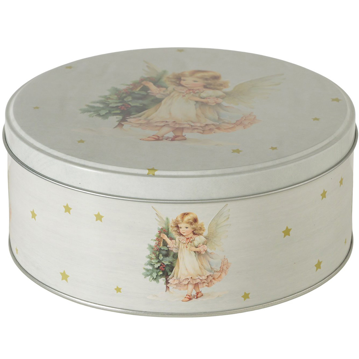 Vorratsdose Engel Clara cremeweiß, Ø19cm, Boltze Home Collection