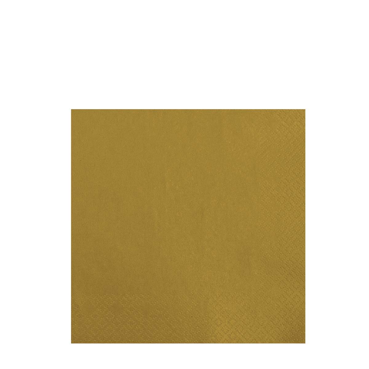 Home Fashion Papierservietten Uni gold, 25x25cm
