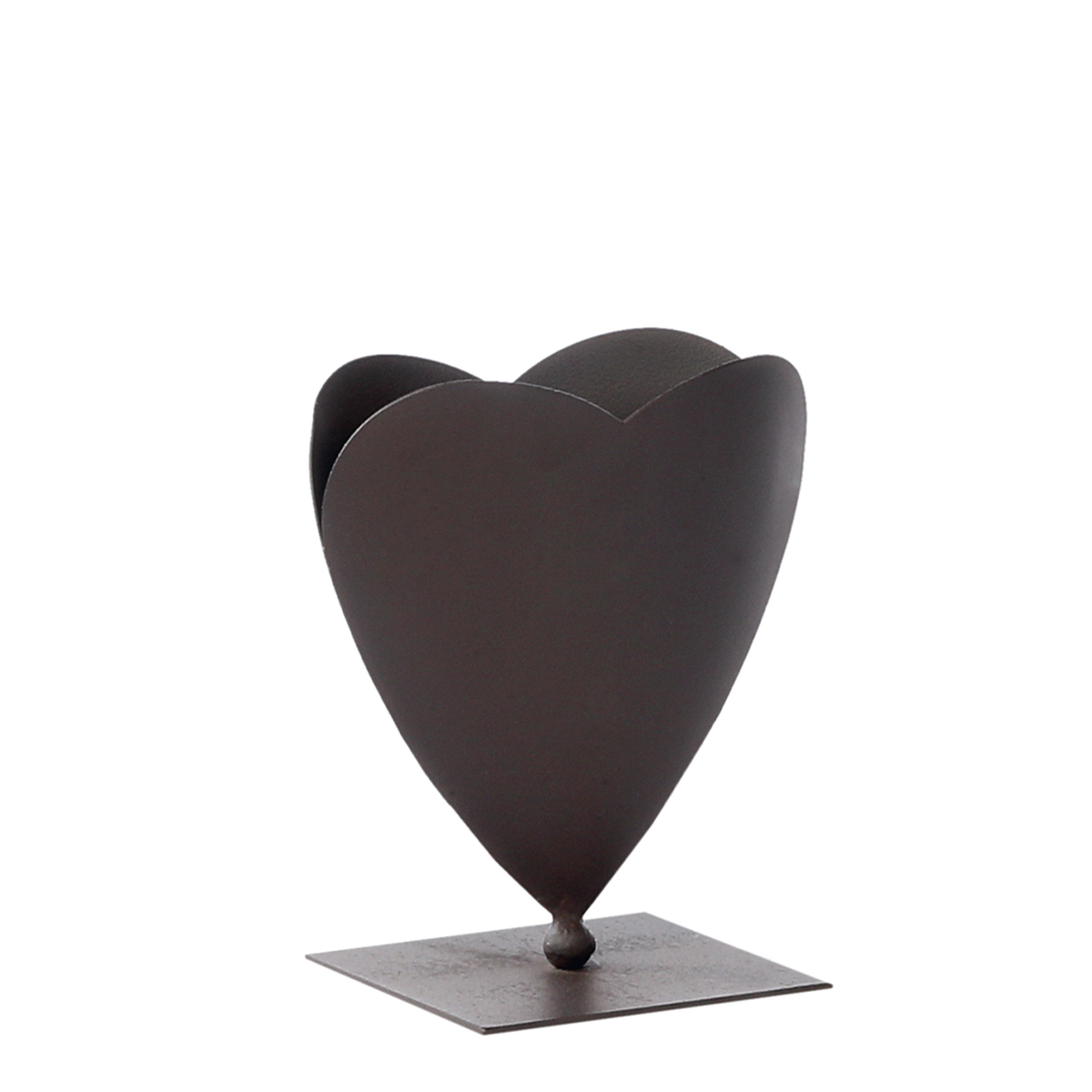 Deko Eisenherz, Herz aus Metall, geöffnet, 11cm, WMG Grünberger 