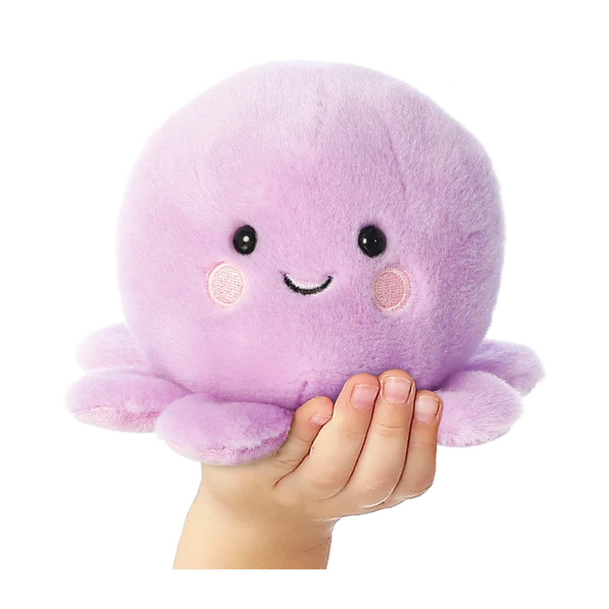 Plüsch Octopus Oliver, lila, Palm Pals, 13cm, Aurora World