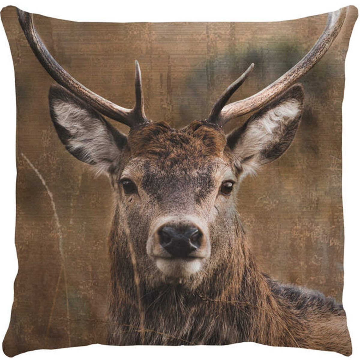 Dekokissen Majestätischer Hirsch – stilvolles Sofakissen mit Hirschmotiv