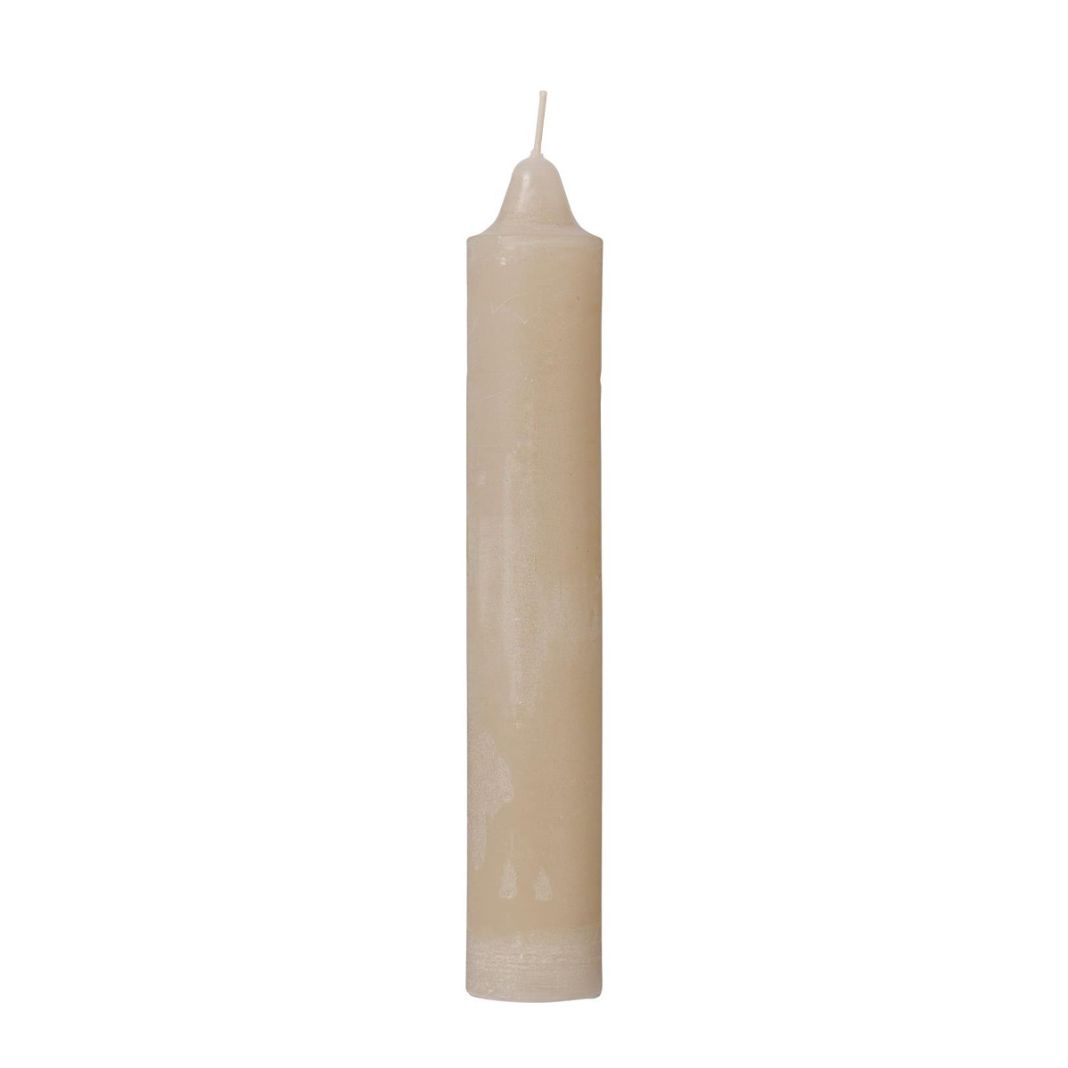 103600 Stabkerze Rustikal graunatur, dicke rustikale Stabkerze, Ø3,8cm, Ib Laursen