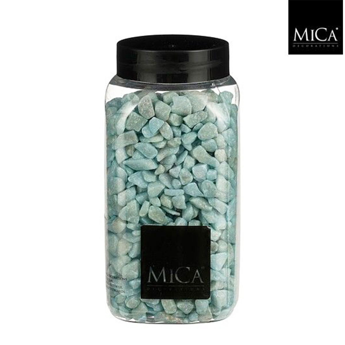 Deko Steine Marbles hellblau, 9-13mm, 650ml, Mica Decorations