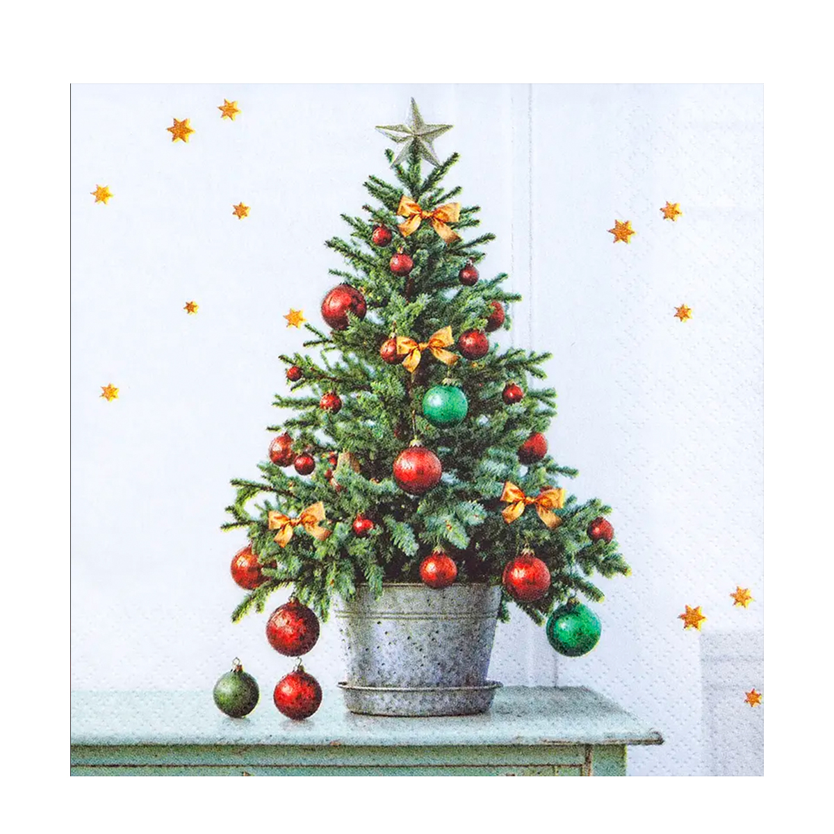 Home Fashion Papierservietten Weihnachten Weihnachtsbaum Cute Tree, 33x33cm