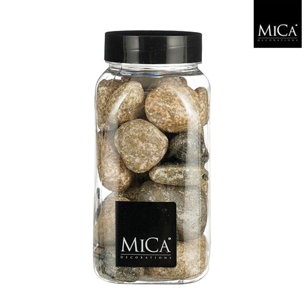 Deko Steine groß beige, 40-50mm, 650ml, Mica Decorations