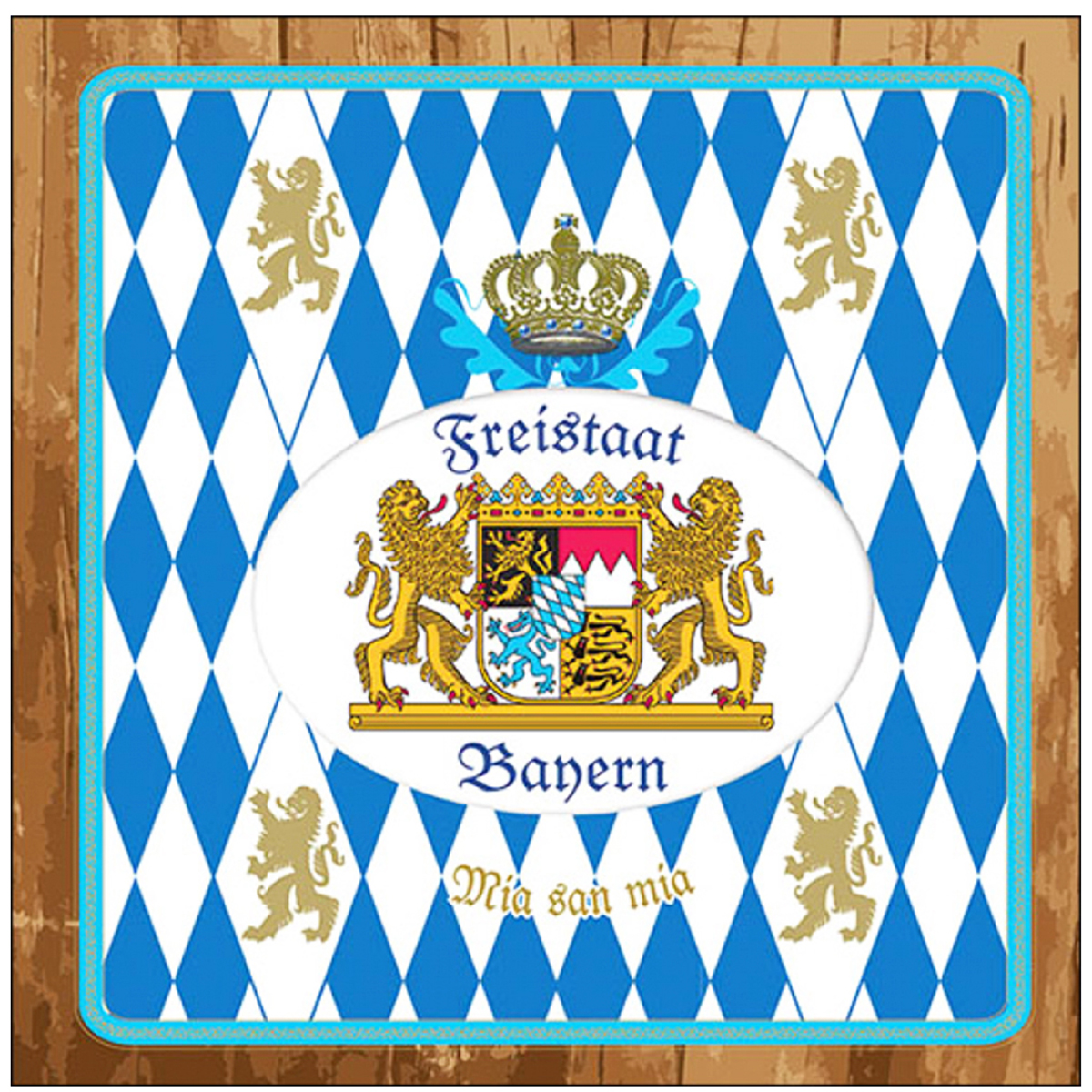 Ambiente Servietten Bayern, Freistaat Bayern, 33x33cm