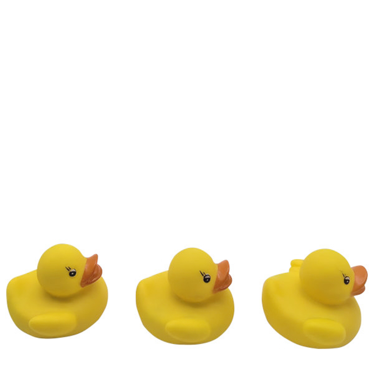 LED Schwimmenten mit Blinklicht, gelbe Plastikenten, Set/3 