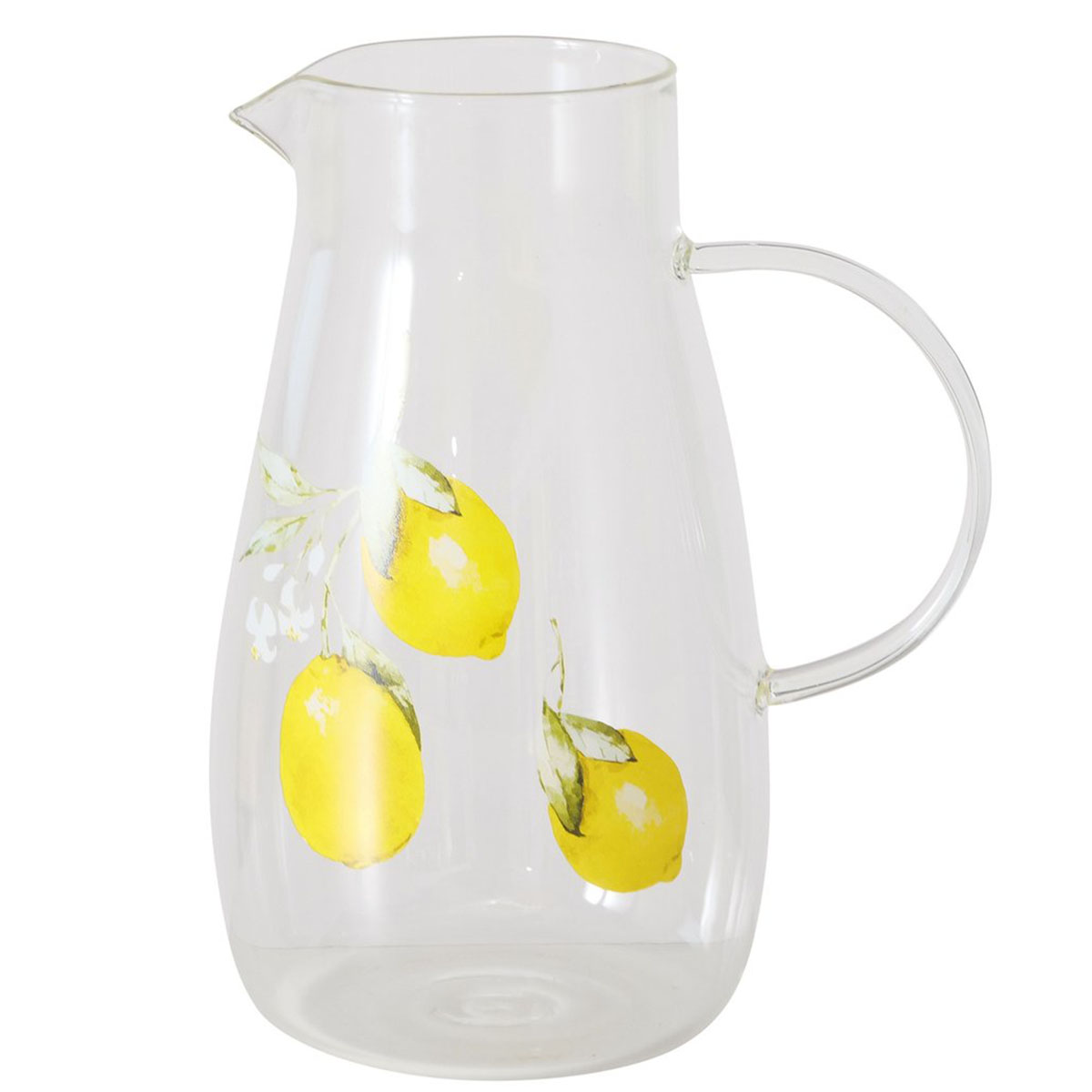 Wasserkrug mit Zitronenmotiv, 1500ml, Boltze Home Collections
