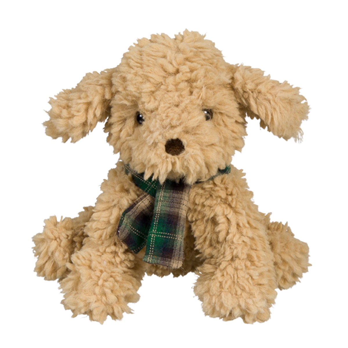 Plüschtier Hund, kleines putziges Plüschhündchen mit Schal, 20cm