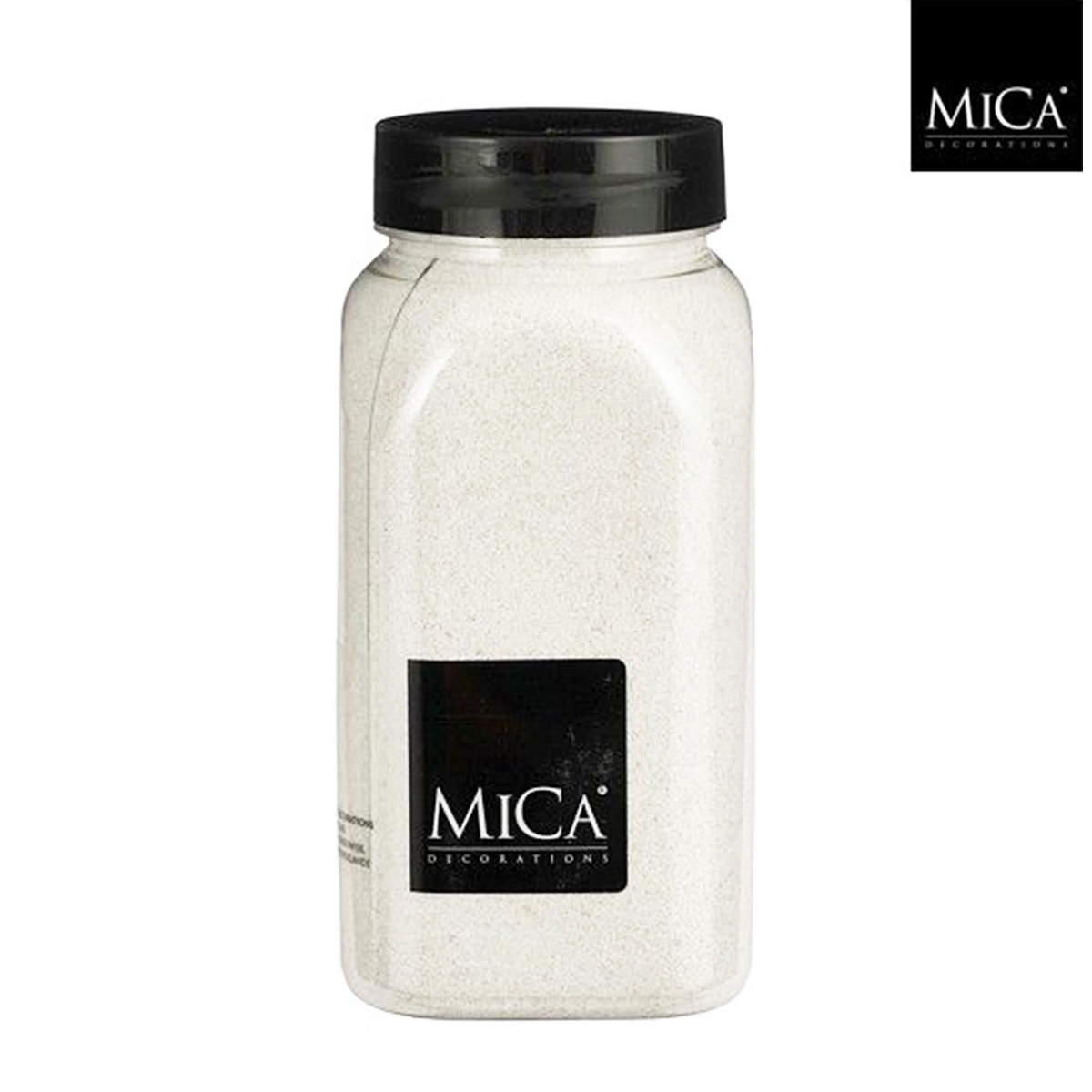 Deko Sand weiß, 0,5mm, 650ml/Box, Mica Decorations