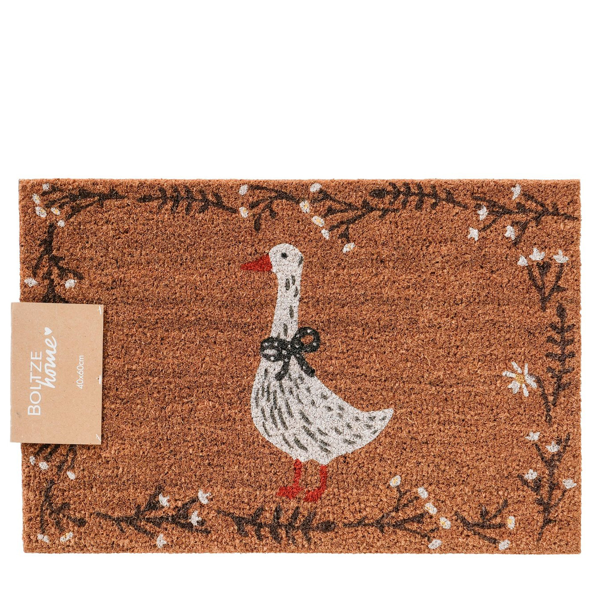 Kokos Fussmatte Gans Goosie, 60cm, Boltze Home Collections