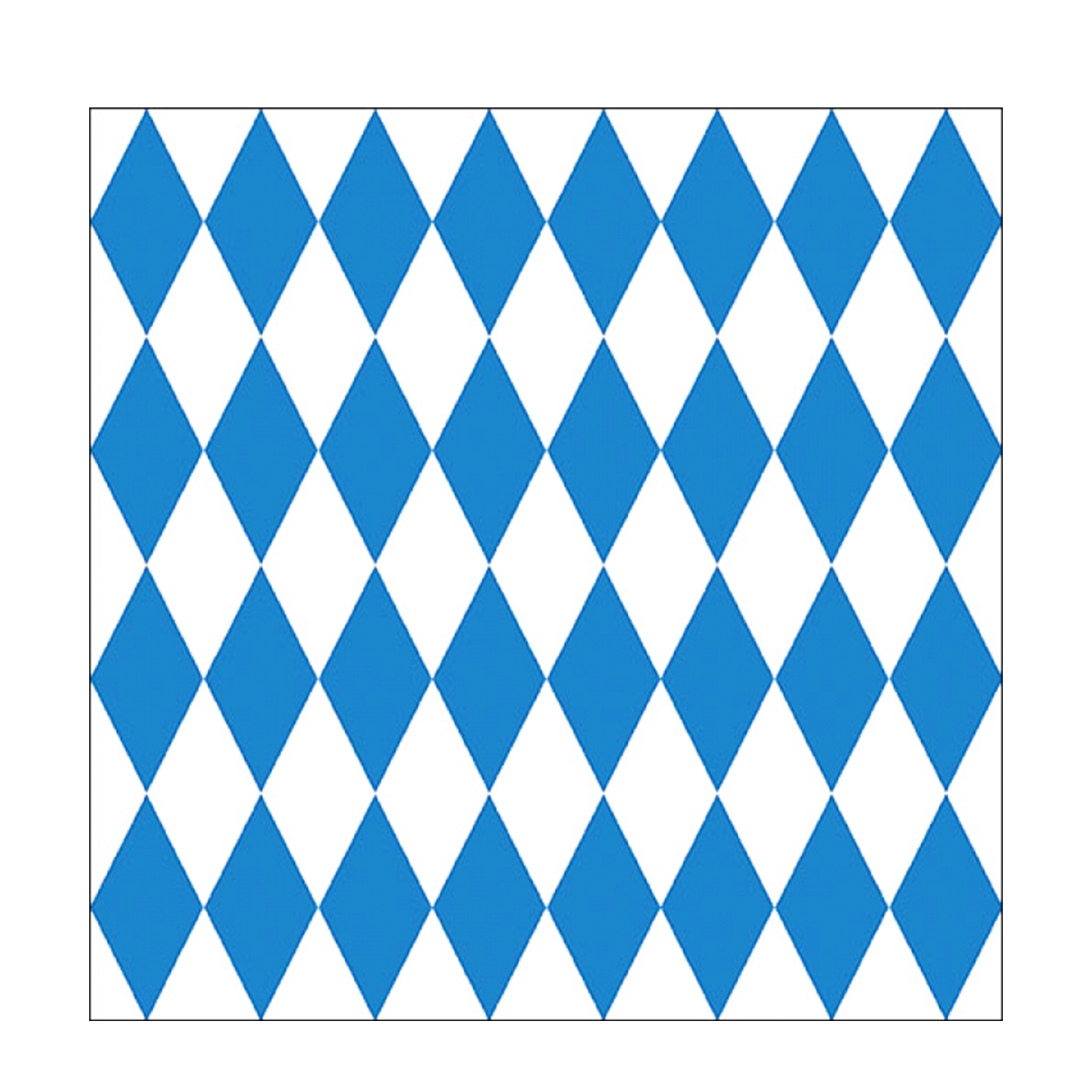 Ambiente Papierservietten Bayern, Bayrisch Raute, Bavarian Check, 33x33cm