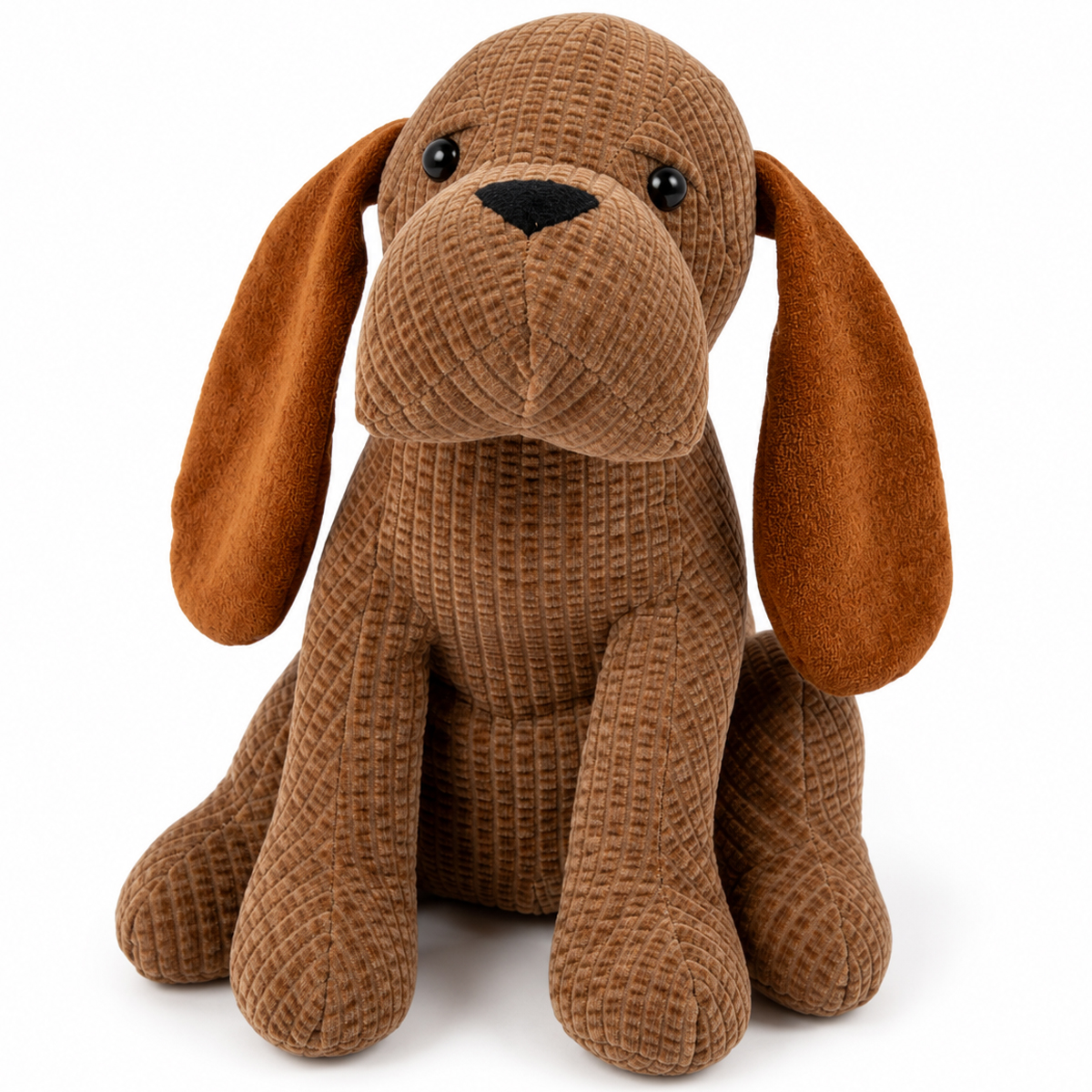 Türstopper Hund - flauschiger Türhalter Plüsch Hund in Braun