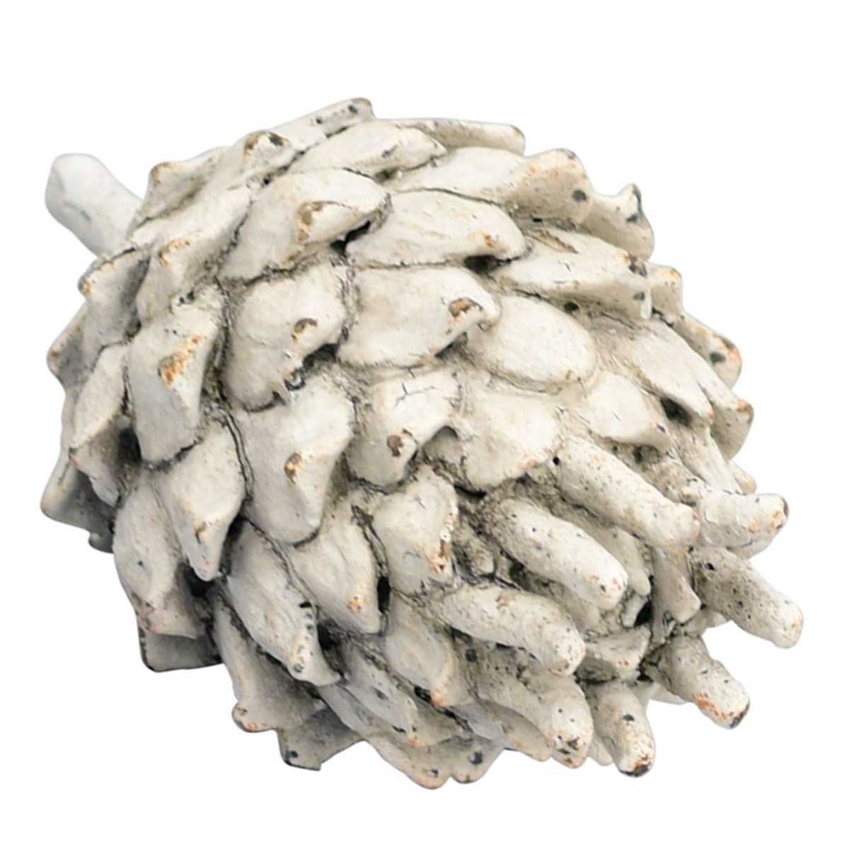 Deko Zapfen VALO used look,  Keramikzapfen in Betonoptik, grau, 19cm