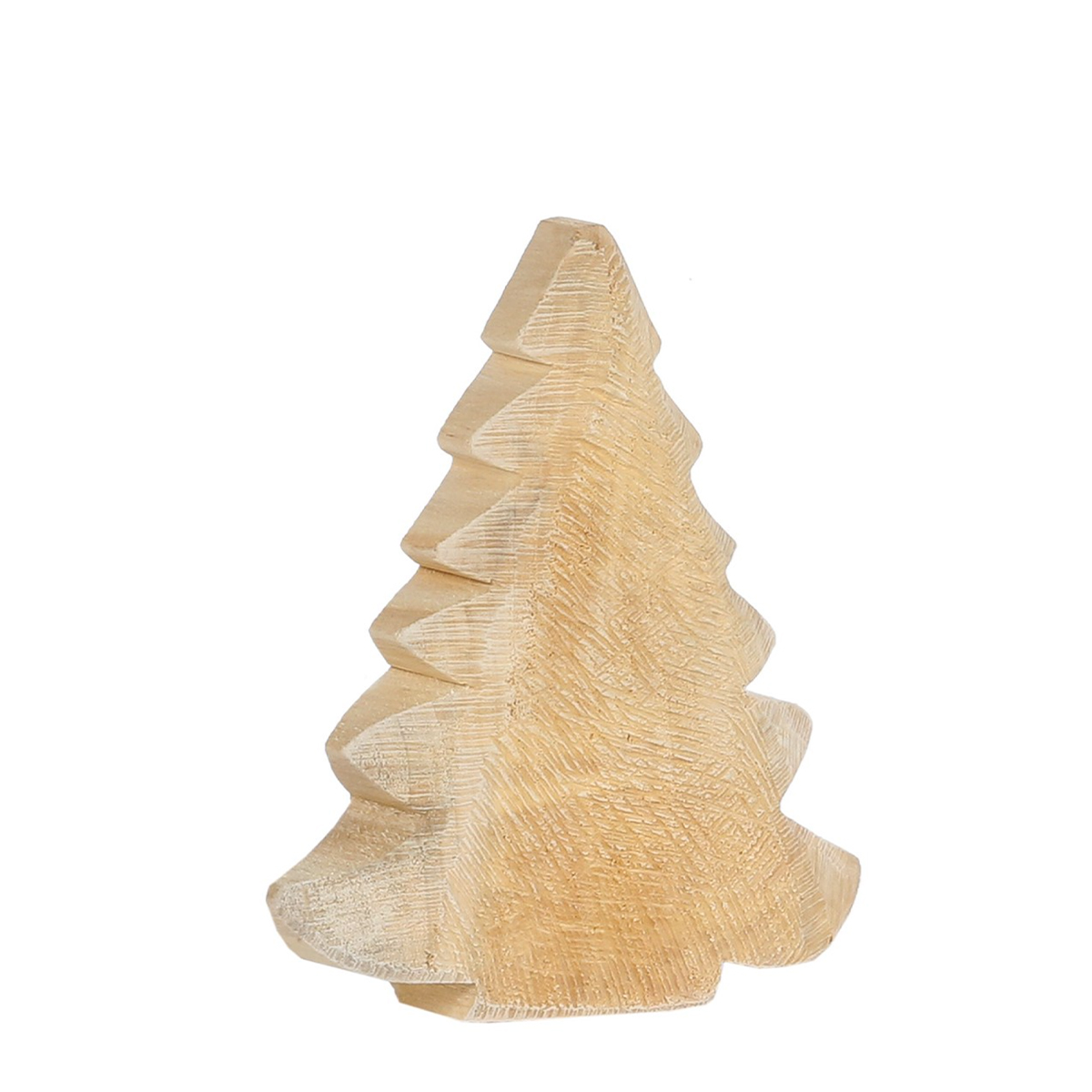 Deko Tannenbaum Natur, Tanne aus Naturholz sägerau, 22cm, WMG Grünberger