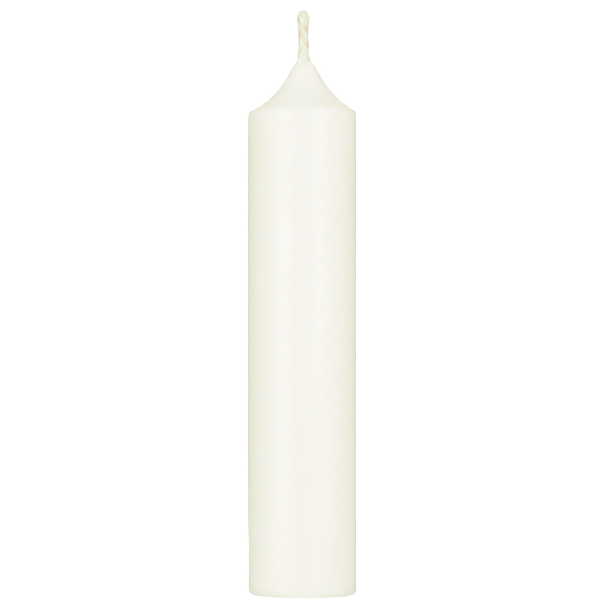 Kleine Wachskerze, Stabkerze Weiß-Cremeweiß, 11cm, Ø2,2cm, Ib Laursen