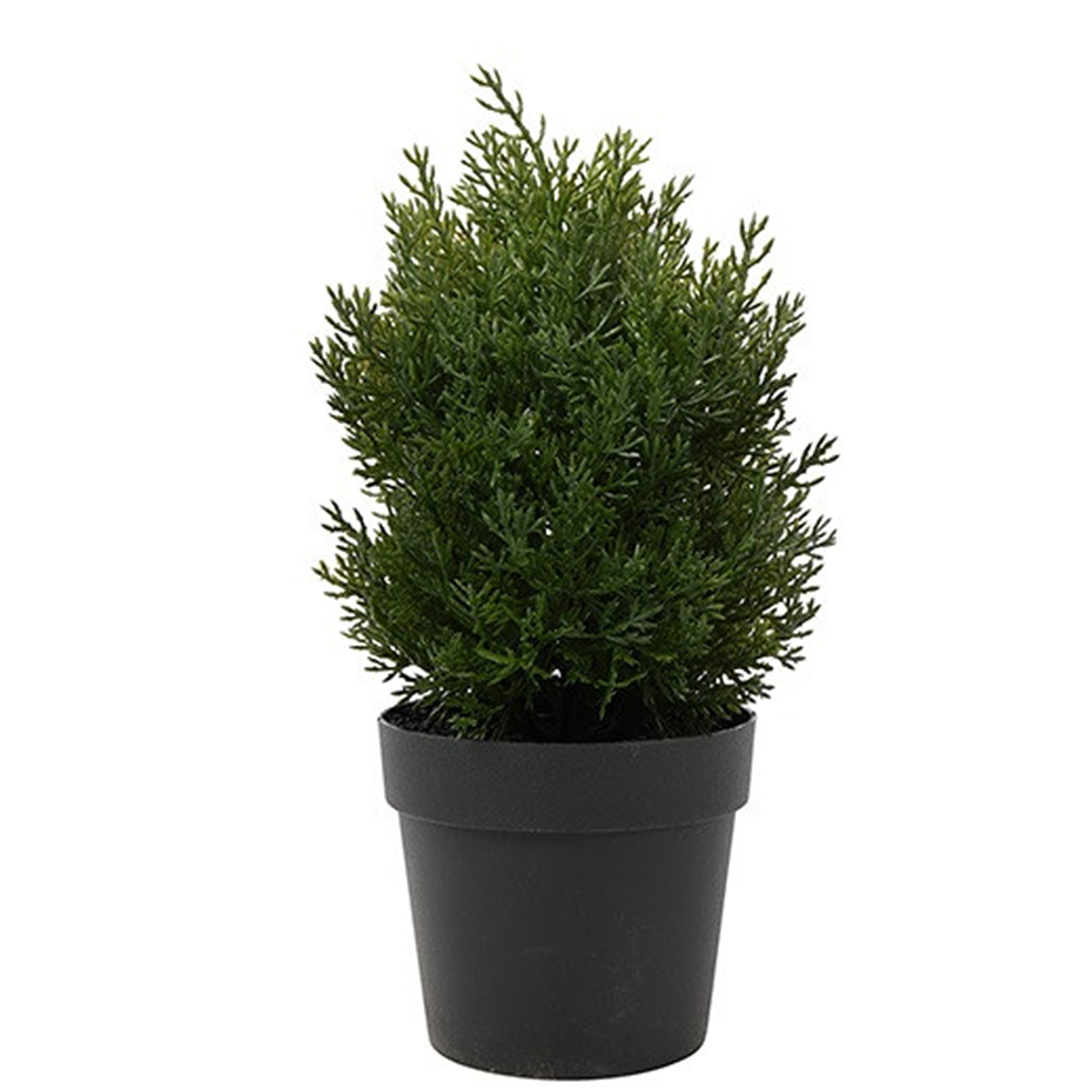 Kunstbaum Thuje im Topf, Thujenbäumchen getopft, 22cm