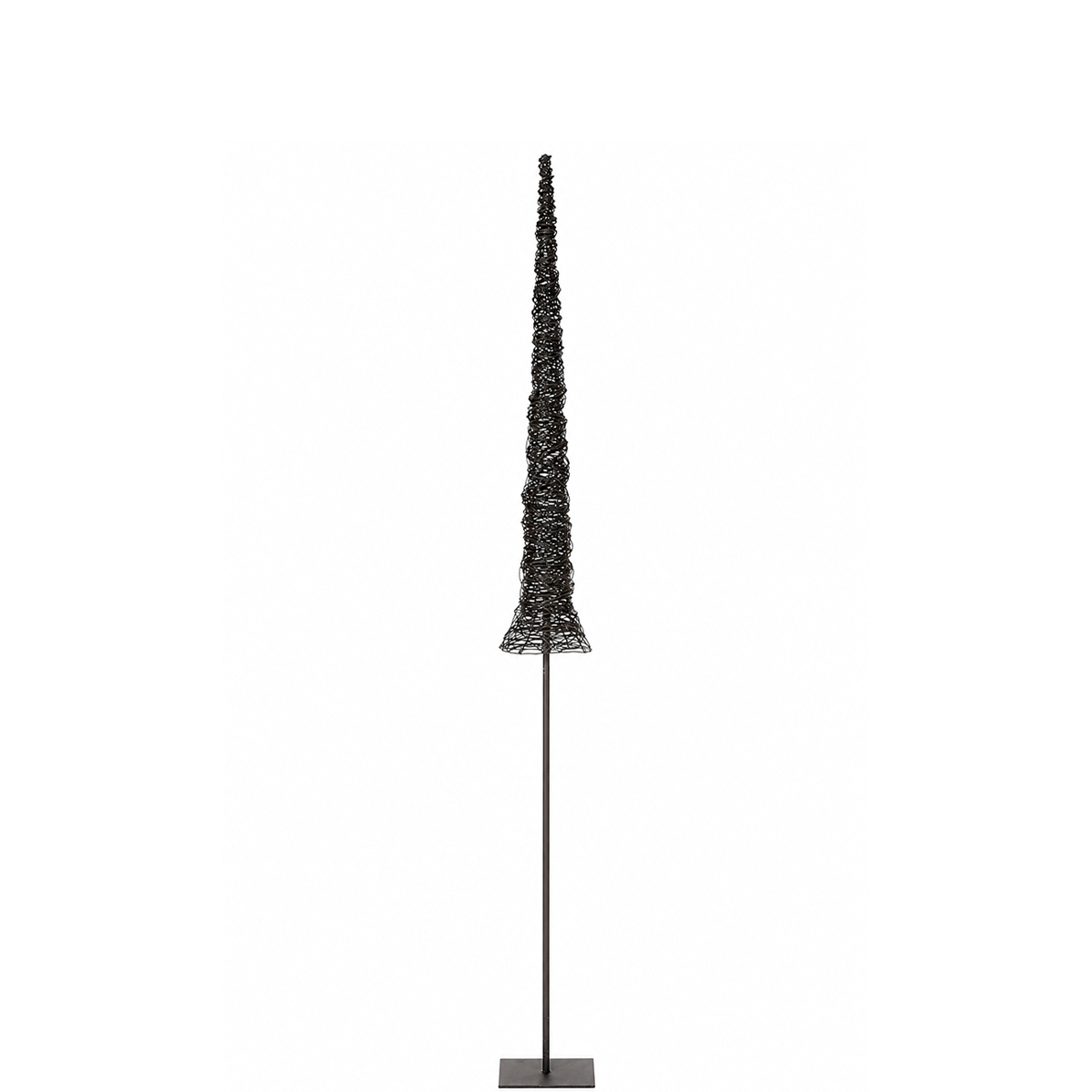 Deko Eisenbaum Antoine, sehr schlanker Baum aus Eisengeflecht, 65cm, WMG Grünberger