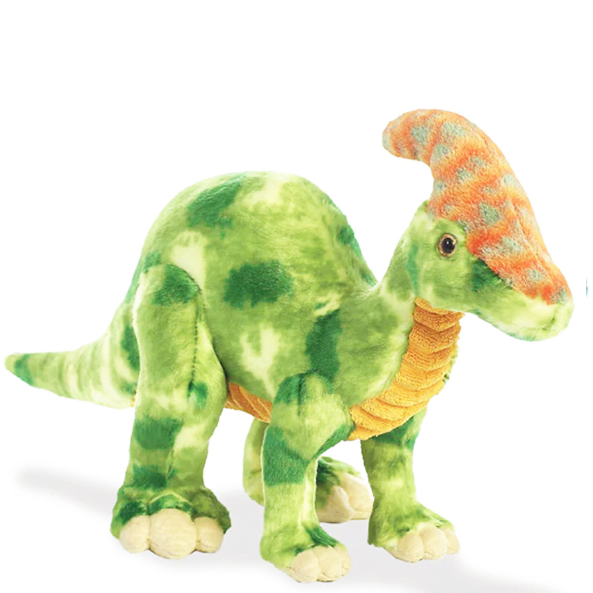 Plüschtier Dinosaurier Parasaurolophus, grün-orange, 36cm, Aurora World