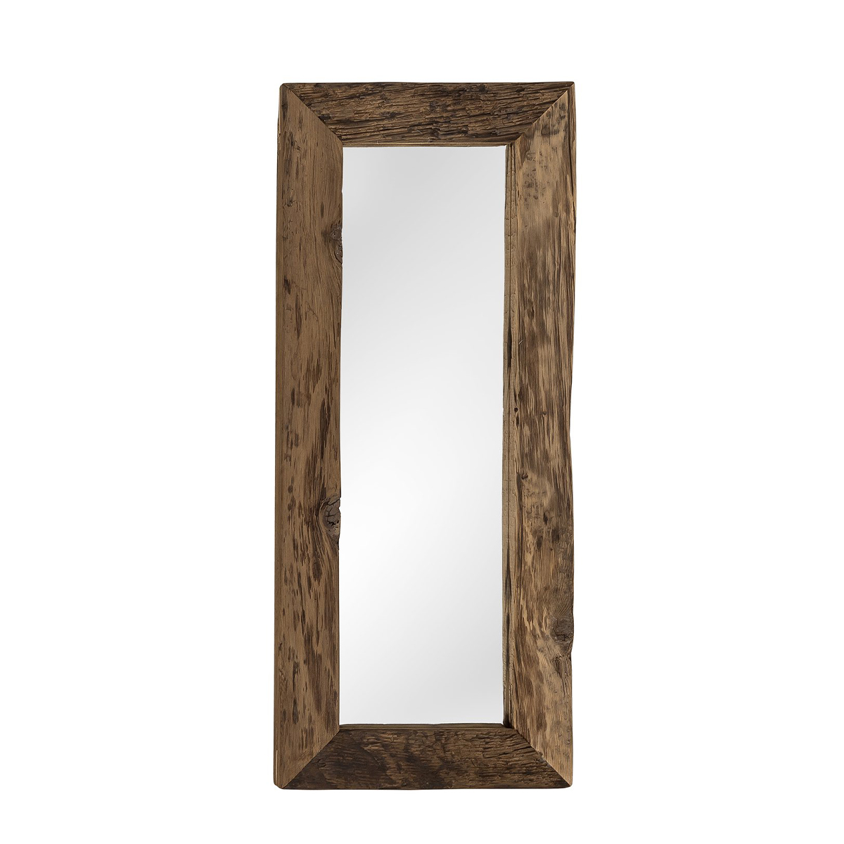 Wandspiegel Solea, Holzspiegel, Naturholzrahmen, 120x50cm, Boltze Home Collections