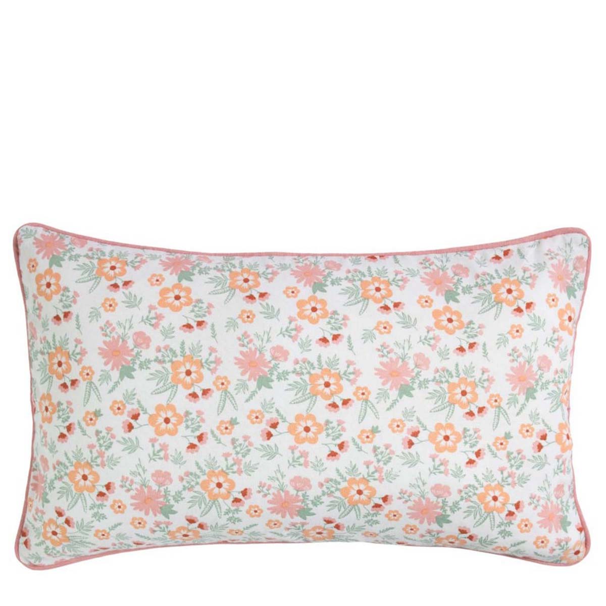 Deko Kissen Blumen, Streublumen pastell, 50x30cm, Mars & More