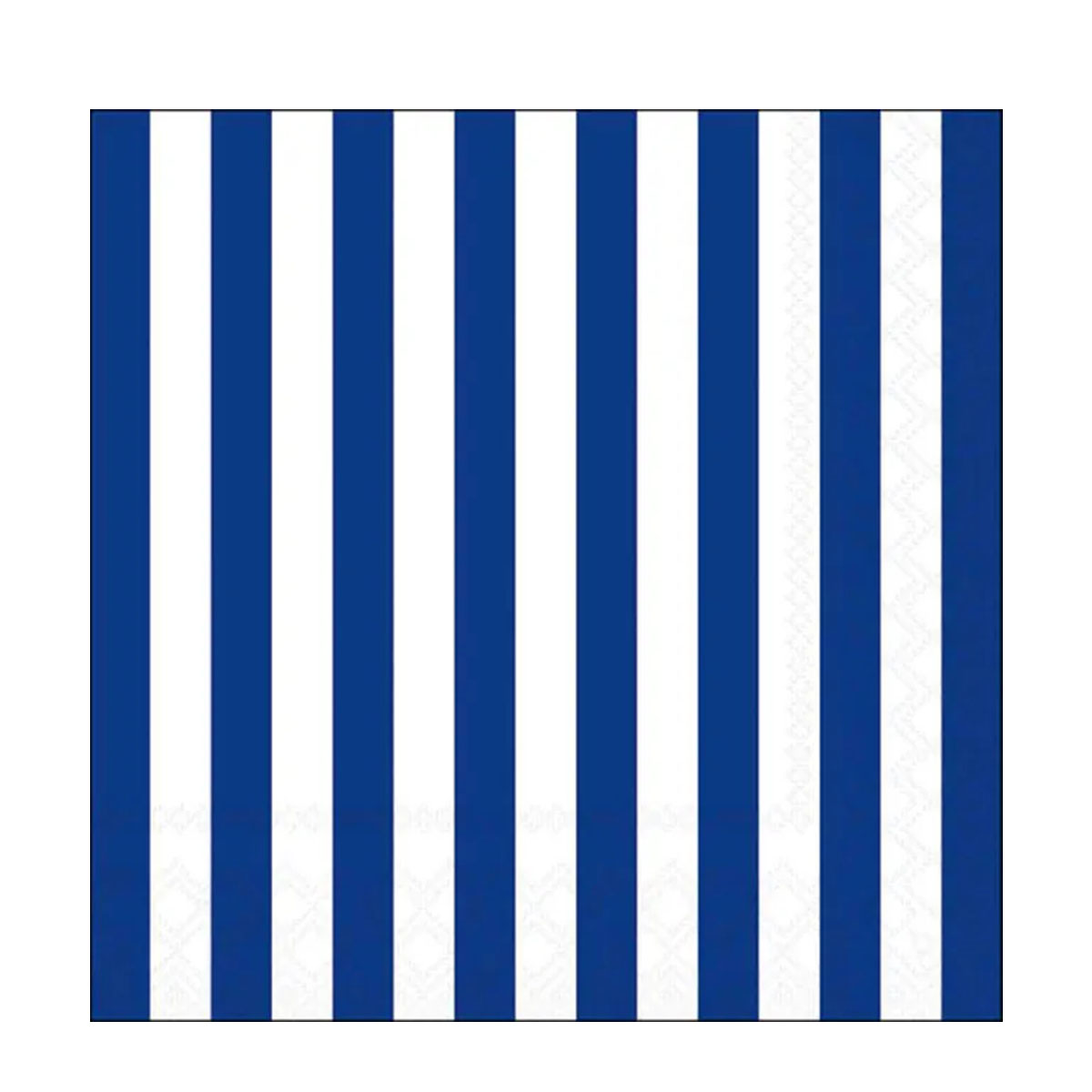 Ambiente Servietten blau gestreift, Stripes navy blue, 33x33cm