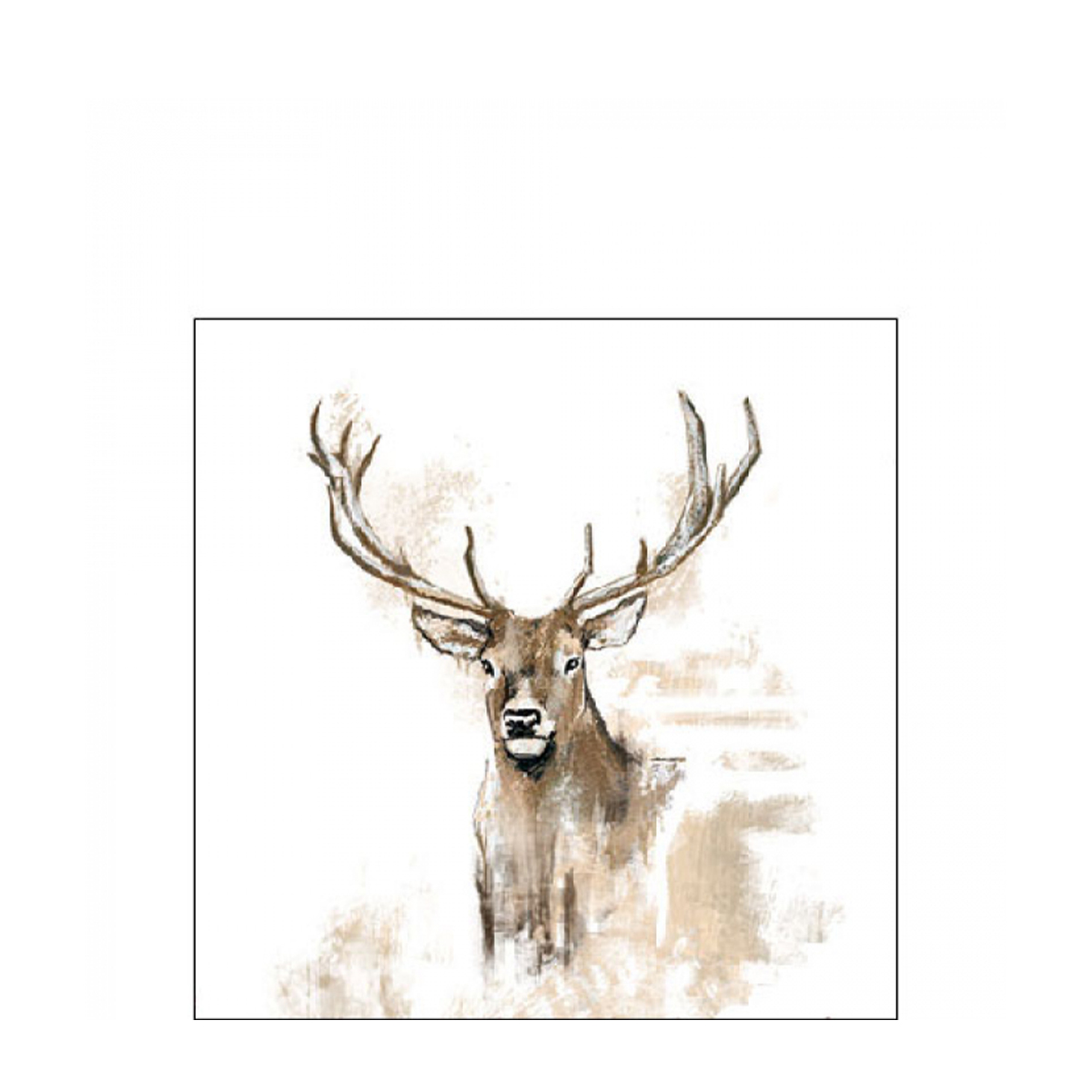 Ambiente Papierservietten Hirsch, Antlers, 25x25cm