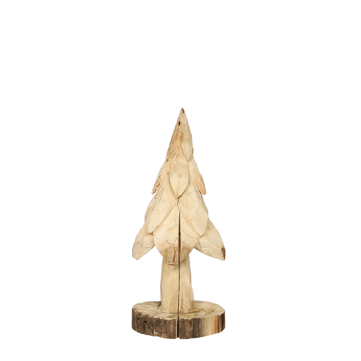 Deko Tannenbaum Natur, rustikale Tanne aus Naturholz, 60cm, WMG Grünberger