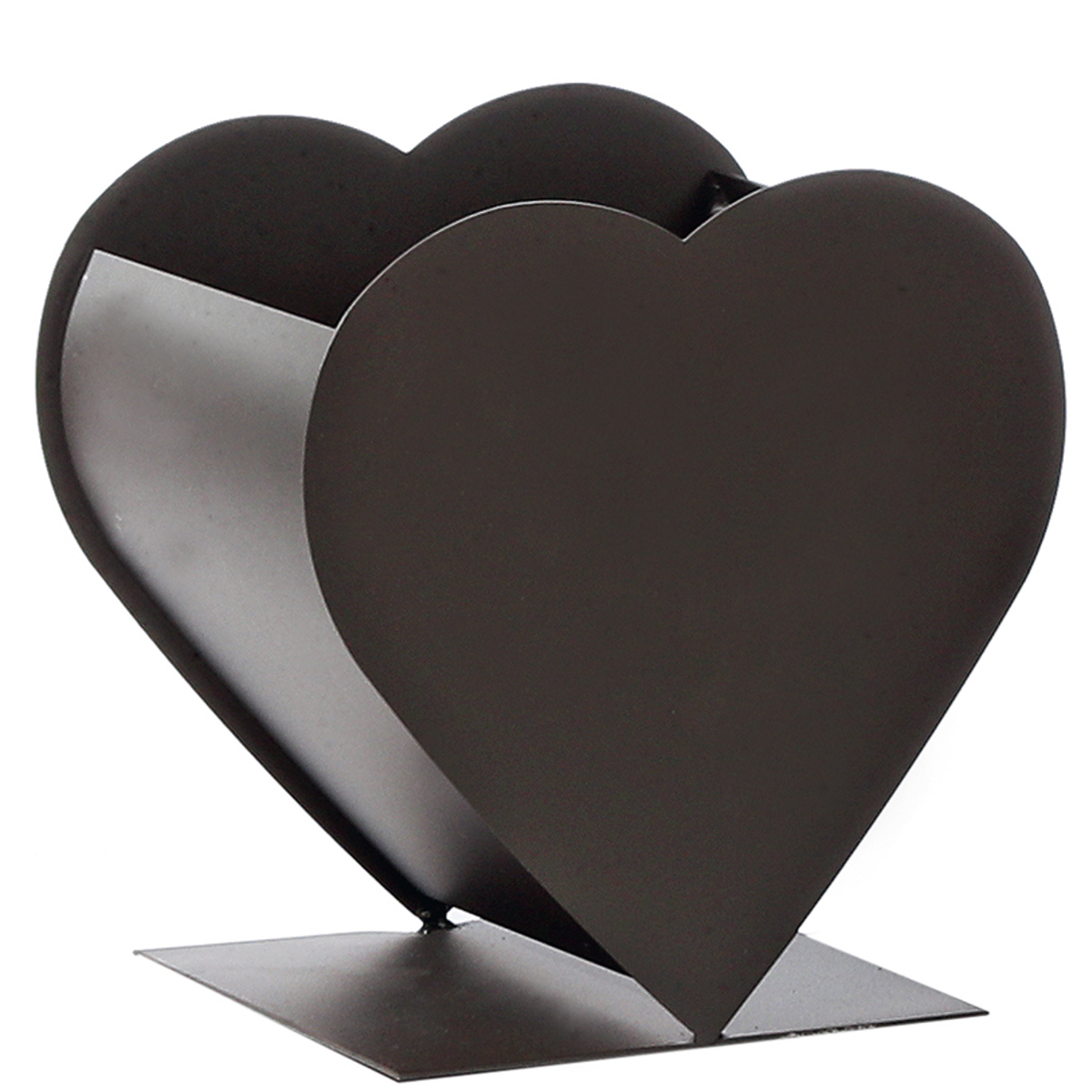 Deko Eisenherz Hannah, Pflanzgefäß in Herzform, 20cm, WMG Grünberger 