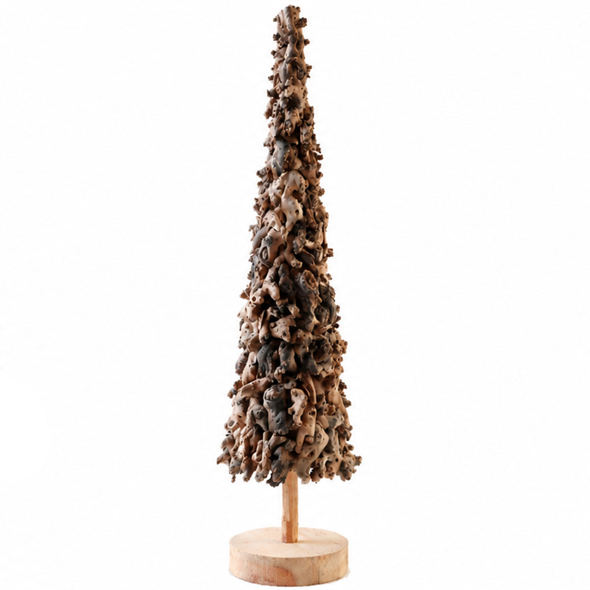 Deko Holzbaum, großer schlanker Naturbaum aus Äste, 160cm
