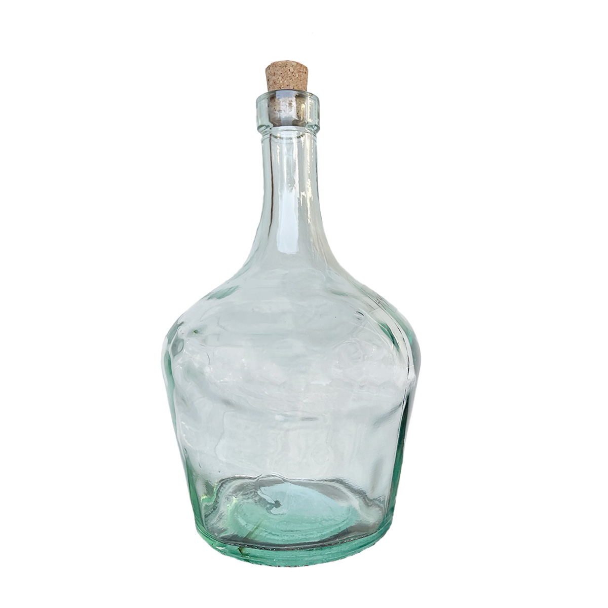 Glasflasche mit Korken, Weinflasche, Weinkaraffe, 24cm, Sandra Rich