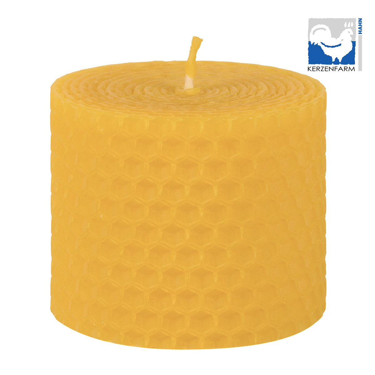 0503K_01J8YEYGE2M227VHWEMRFM4GY4y3G2NSHmUeWjt Bienenwachskerze, Stumpen aus Bienenwachs-Wabenplatten, 50x50mm, Kerzenfarm Hahn