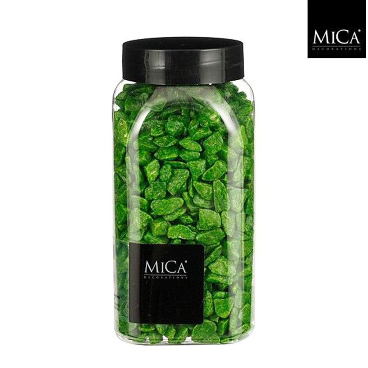 Deko Steine Marbles grün, 9-13mm, 650ml, Mica Decorations