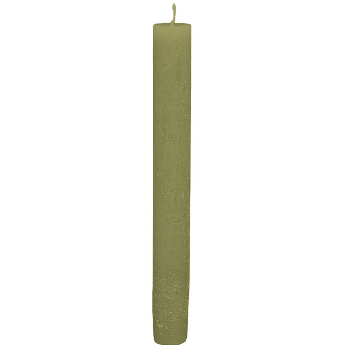 Stabkerze Rustic olive, Wachskerze, 200mm, WMG Grünberger