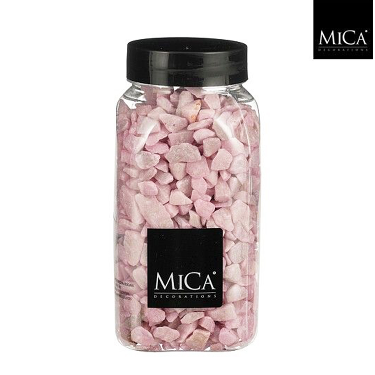 Deko Steine Marbles rosa, 9-13mm, 650ml, Mica Decorations