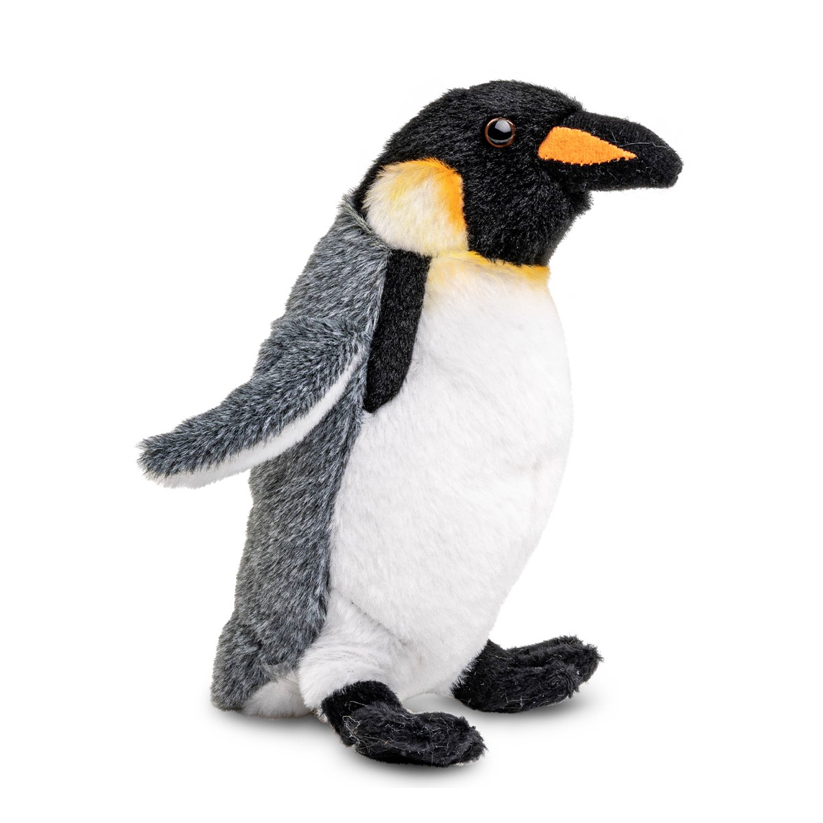 D70722R2_01J55KAQ7W8W7938JJ9ZVV9SS0nUZYG7DY1SiN4 Plüschtier Pinguin, Kaiserpinguin, weiß-grau-schwarz, 19cm, Uni Toys