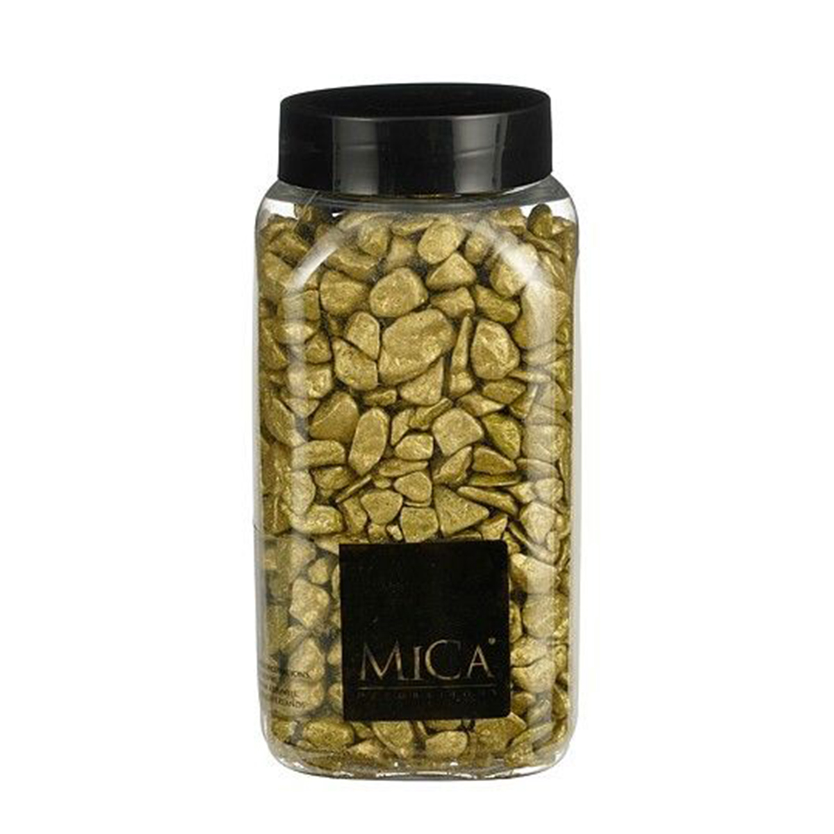 Deko Steine Marbles gold, 9-13mm, 650ml, Mica Decorations