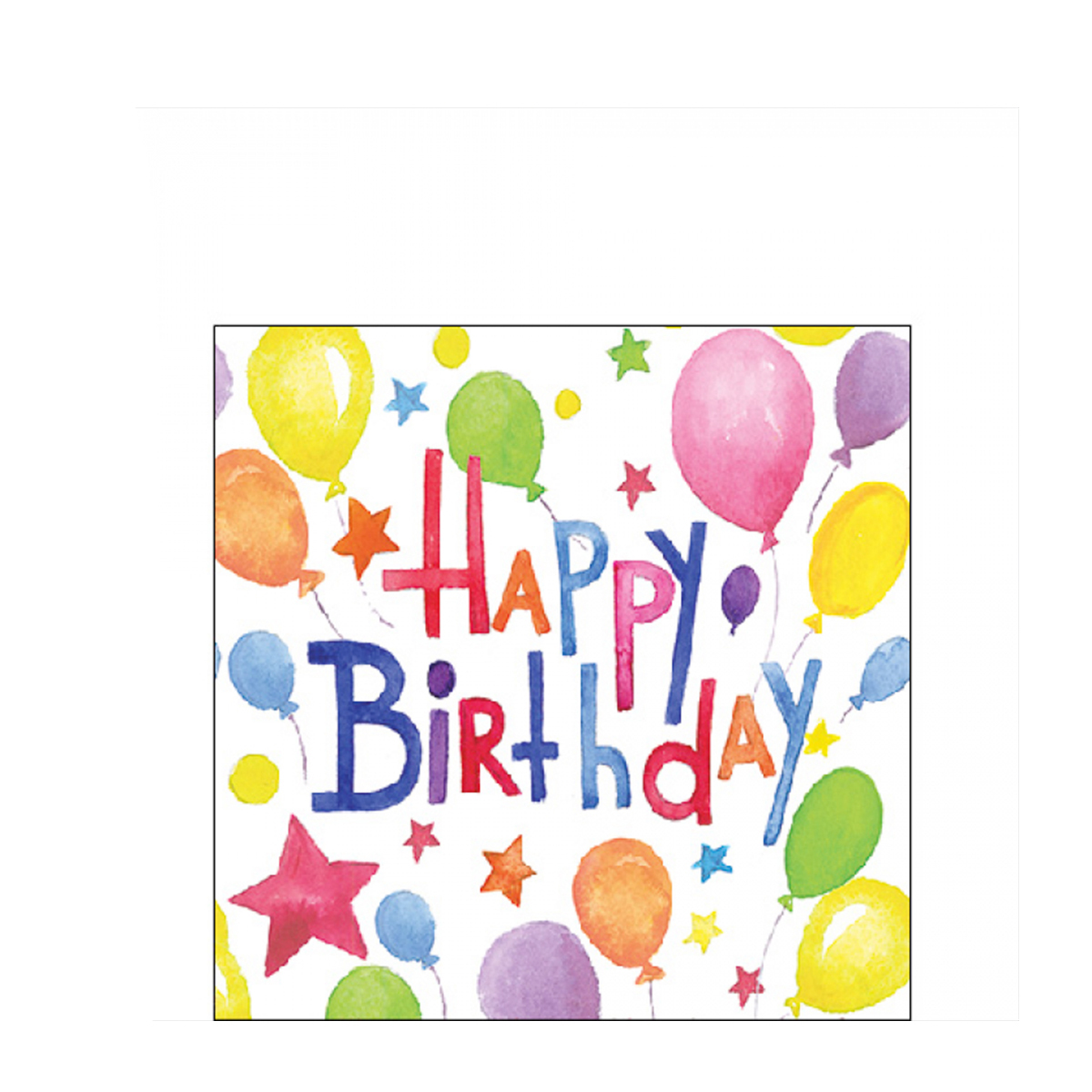 Ambiente Servietten Geburtstag, Happy Birthday,33x33cm