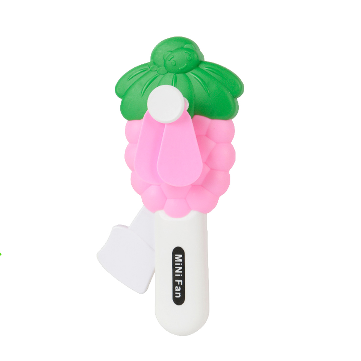 Ventilator Lustige rosa Himbeere, 15cm, Kunststoff