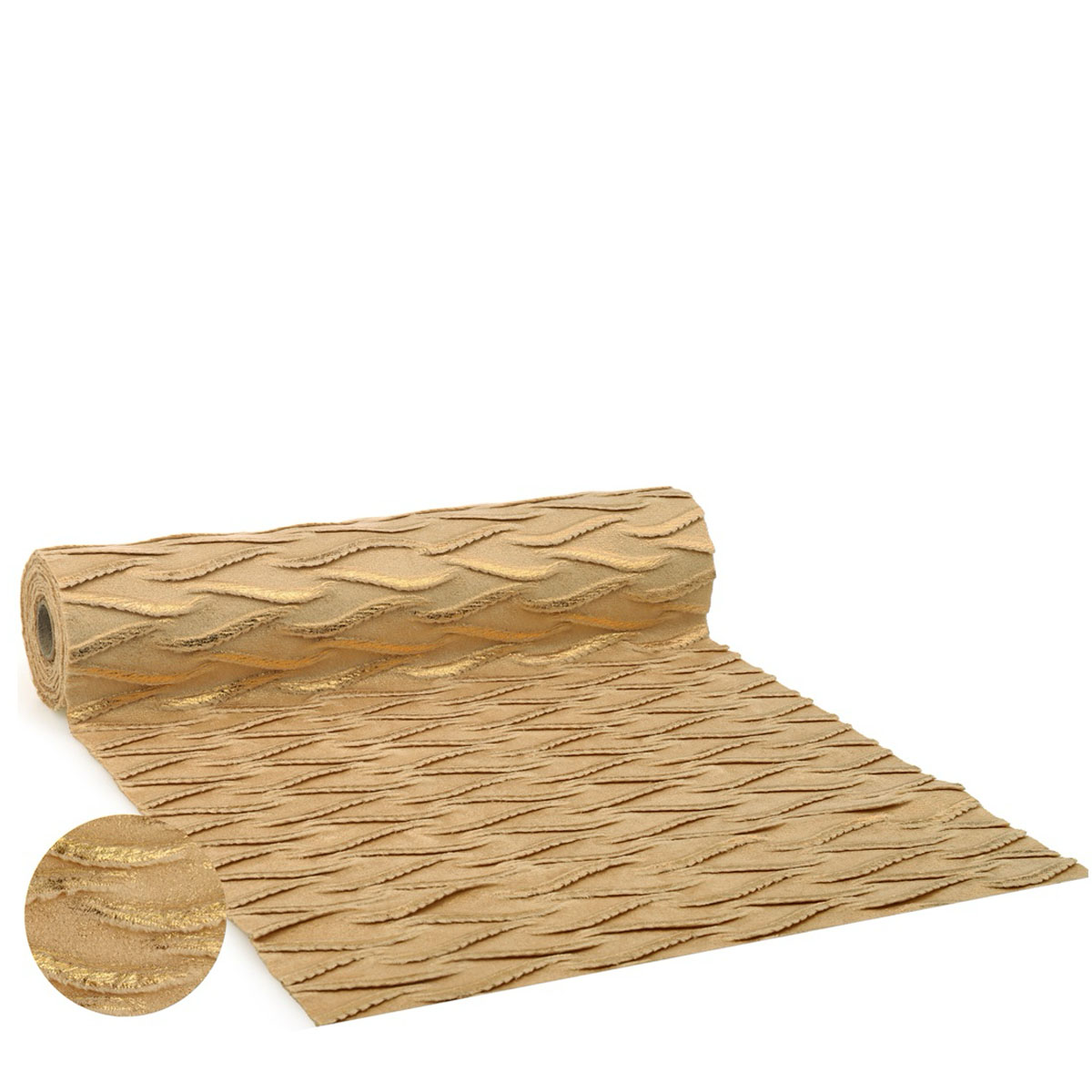Vivant Tischläufer VALUXE deco gold, 2m x 28cm